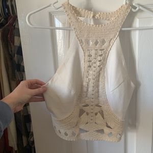 Cream boho top